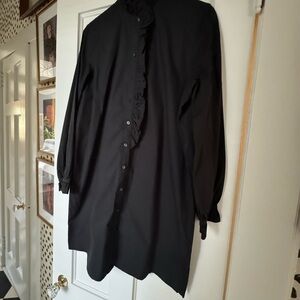 J Crew Ruffled Shirt dress